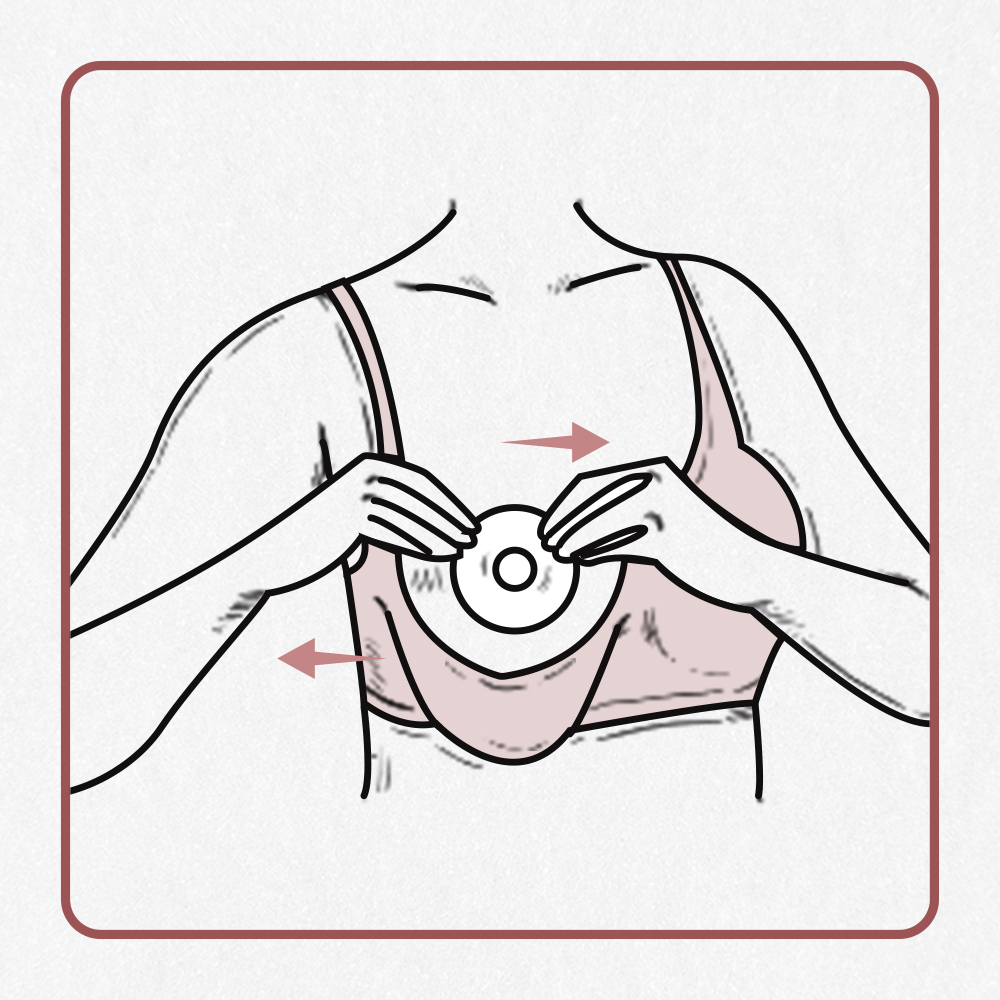 Protectie alaptare Momcozy argint 55 mm set 2 buc L [11]