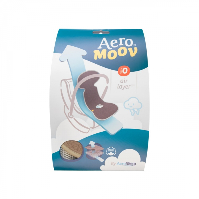 Protectie antitranspiratie scaun auto Aerosleep GR 0+ BBC Organic Sand [3]