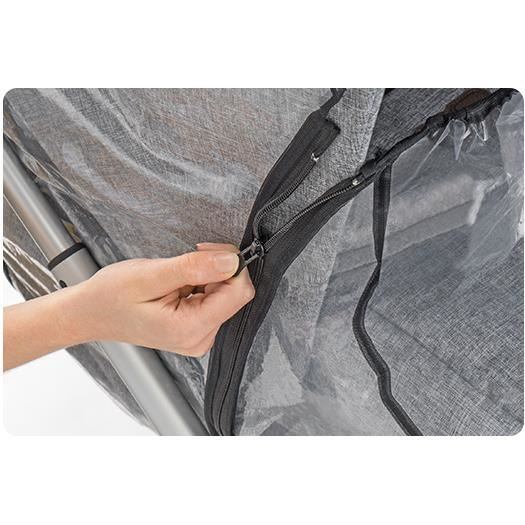 Protectie de ploaie universala cu fermoar pentru carucioare RainCover Classic+ Reer [4]