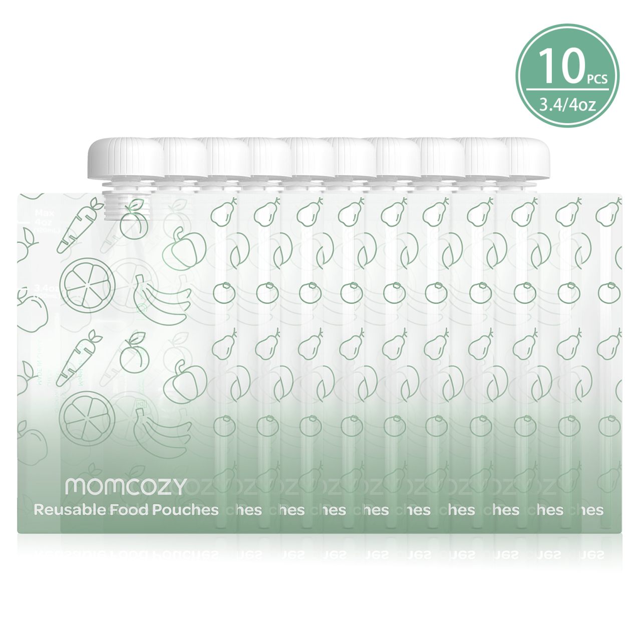 Pungi alimentare reutilizabile Momcozy 100 ml set 10 buc [3]