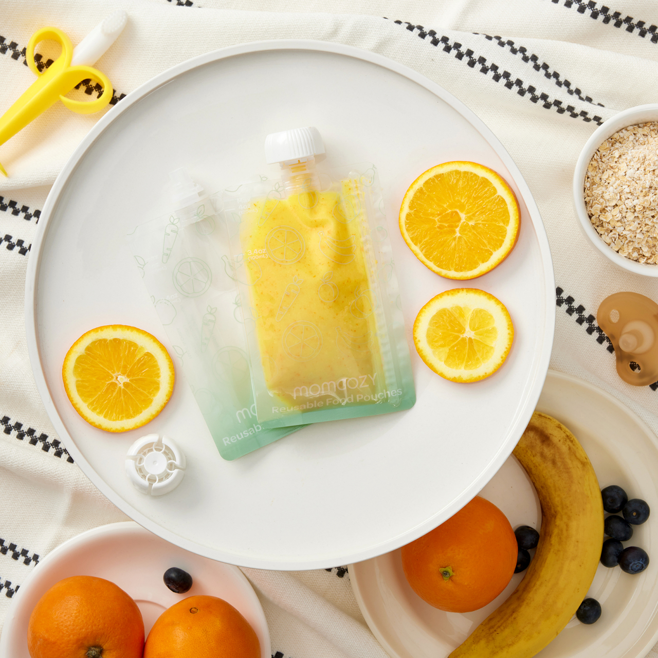 Pungi alimentare reutilizabile Momcozy 100 ml set 10 buc [9]