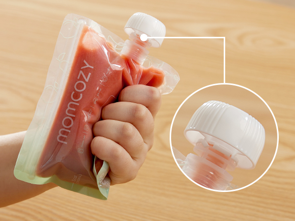 Pungi alimentare reutilizabile Momcozy 100 ml set 10 buc [5]