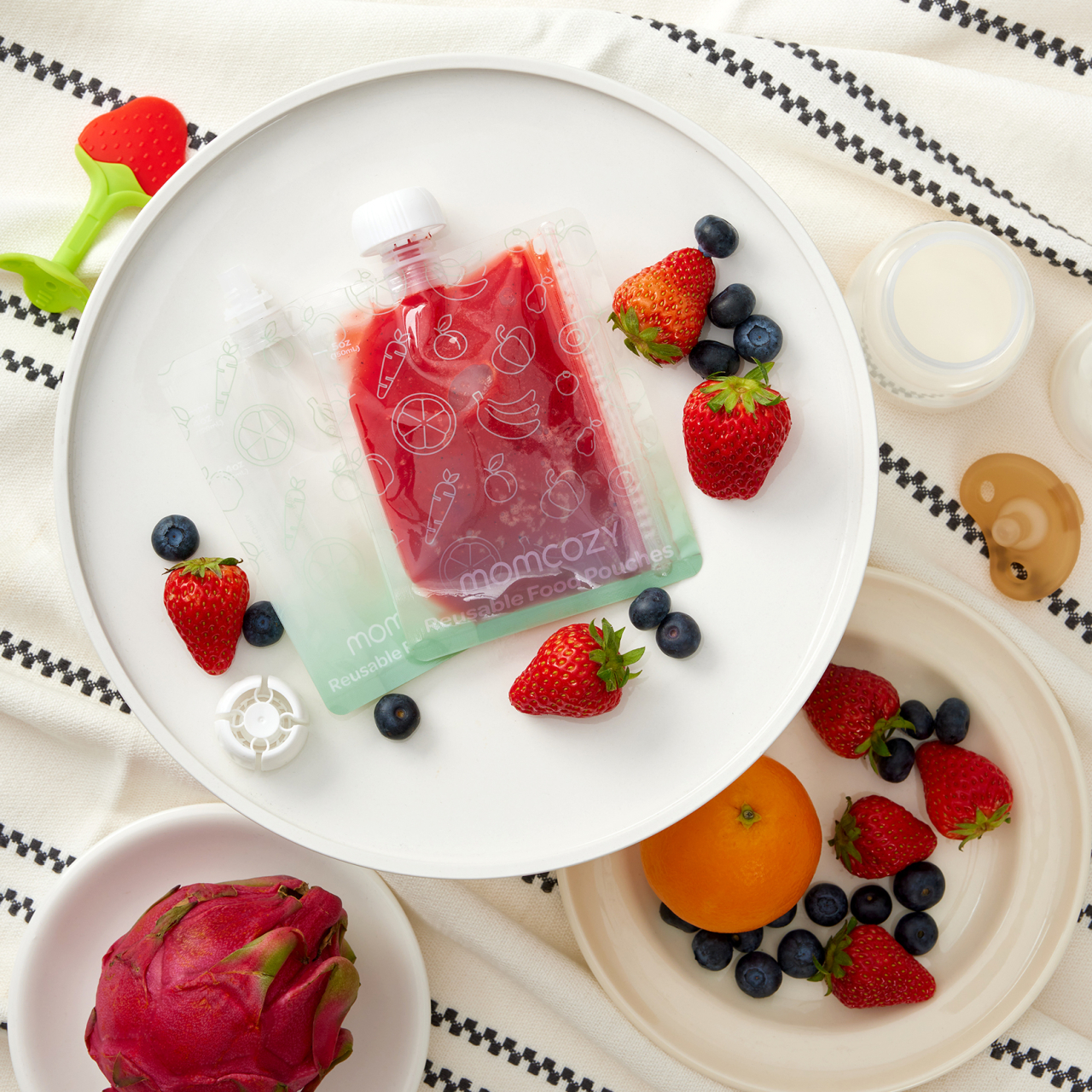 Pungi alimentare reutilizabile Momcozy 150 ml set 10 buc [4]
