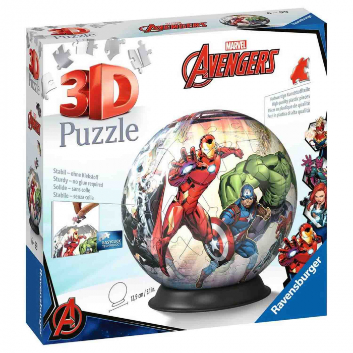 Puzzle 3D Avengers, 72 Piese [3]