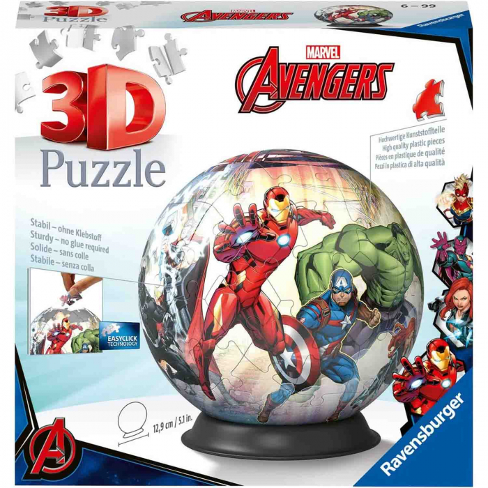 Puzzle 3D Avengers, 72 Piese [2]