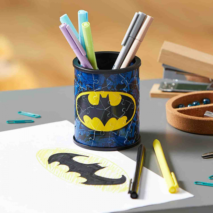 Puzzle 3D Batman Suport Pixuri, 54 Piese [3]