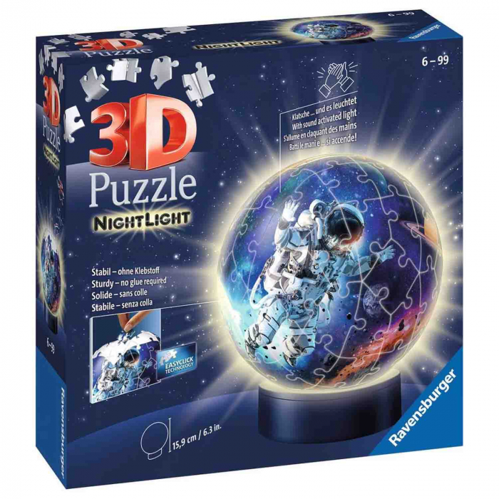 Puzzle 3D Luminos Astronaut, 72 Piese [2]