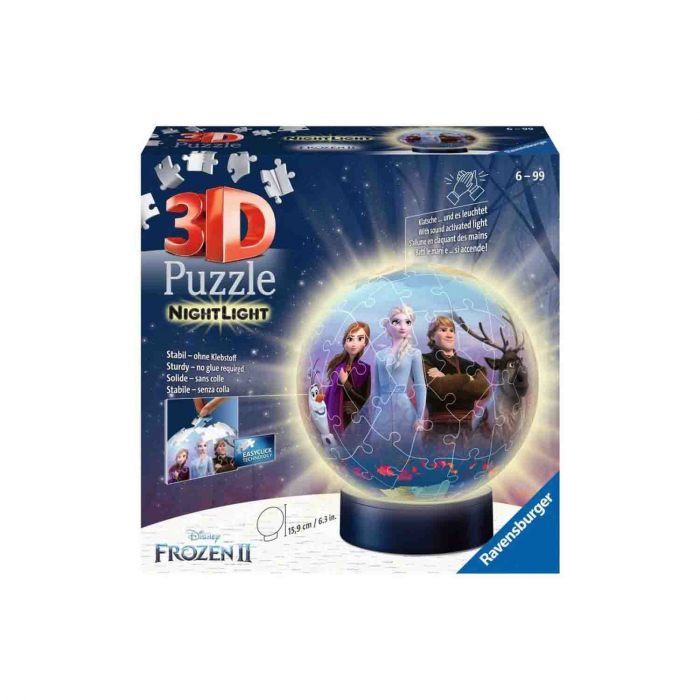 Puzzle 3D Luminos Frozen II, 72 Piese [2]