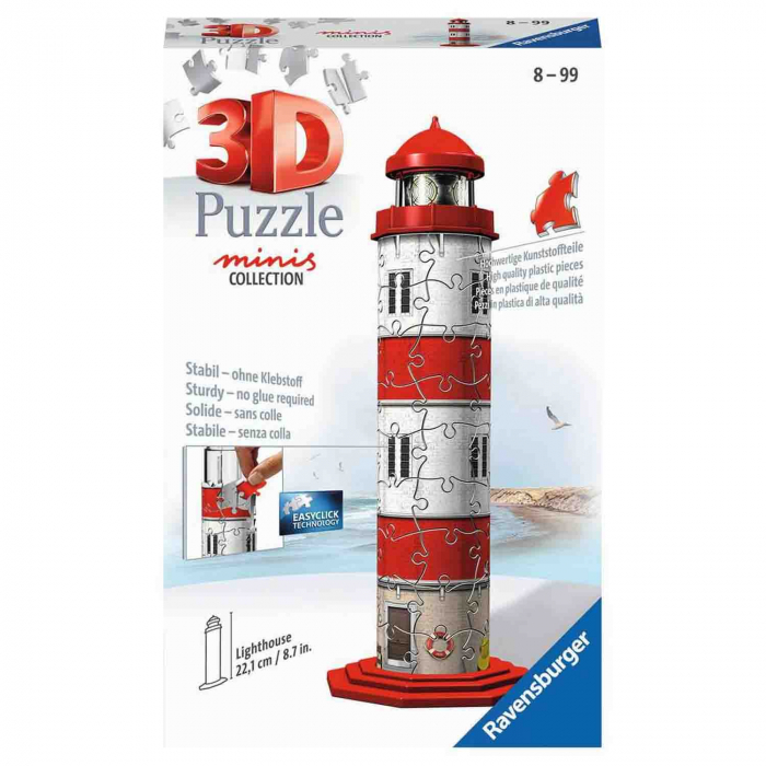 Puzzle 3D Mini Lighthouse, 54 Piese [3]