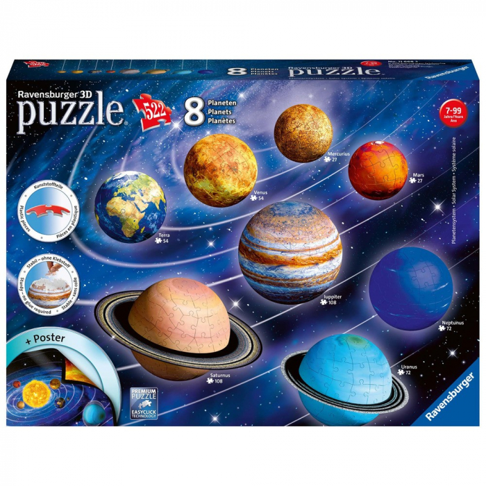 Puzzle 3D Ravensburger - Sistemul Solar [2]
