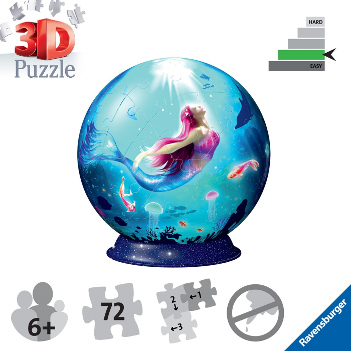 Puzzle 3D Sirena, 72 Piese [6]