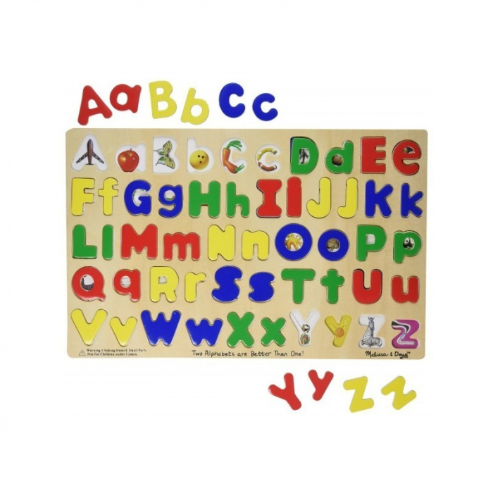 Puzzle Alfabet litere mari si mici Melissa and Doug
