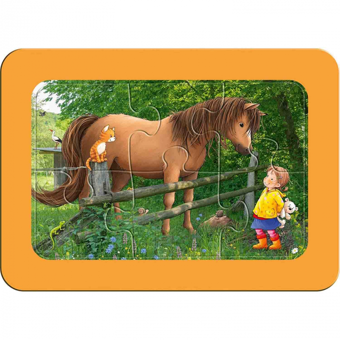 Puzzle Animale De La Ferma, 3X6 Piese [3]