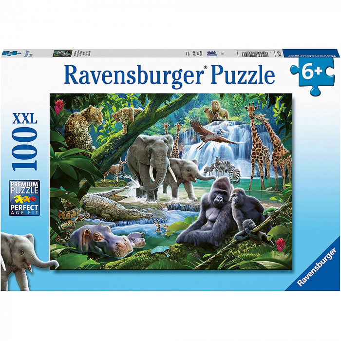 Puzzle Animale Din Jungla, 100 Piese [2]