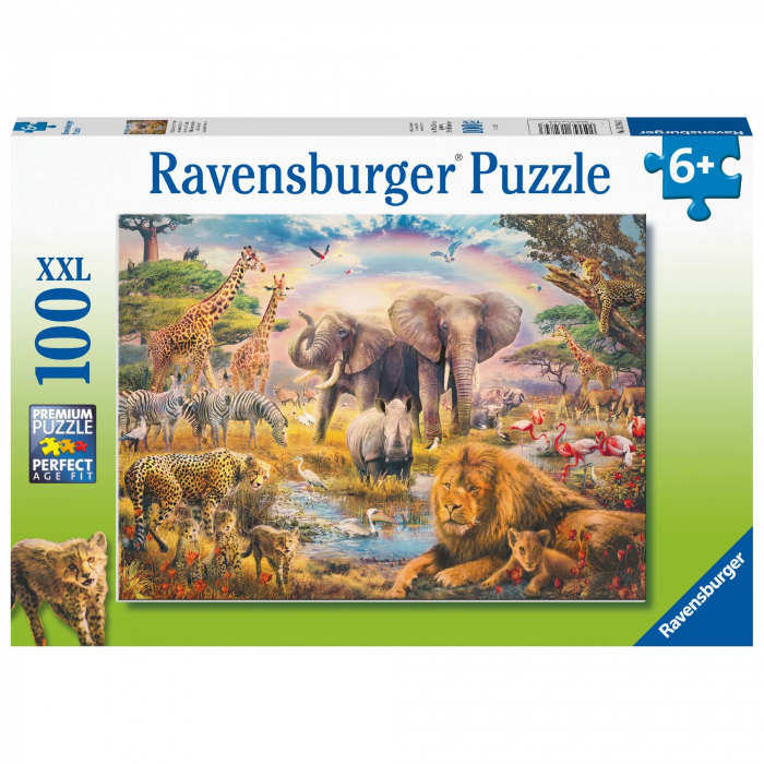 Puzzle Animale In Salbaticie, 100 Piese [2]