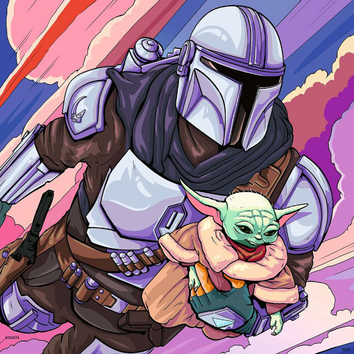 Puzzle Baby Yoda, 3X49 Piese [3]