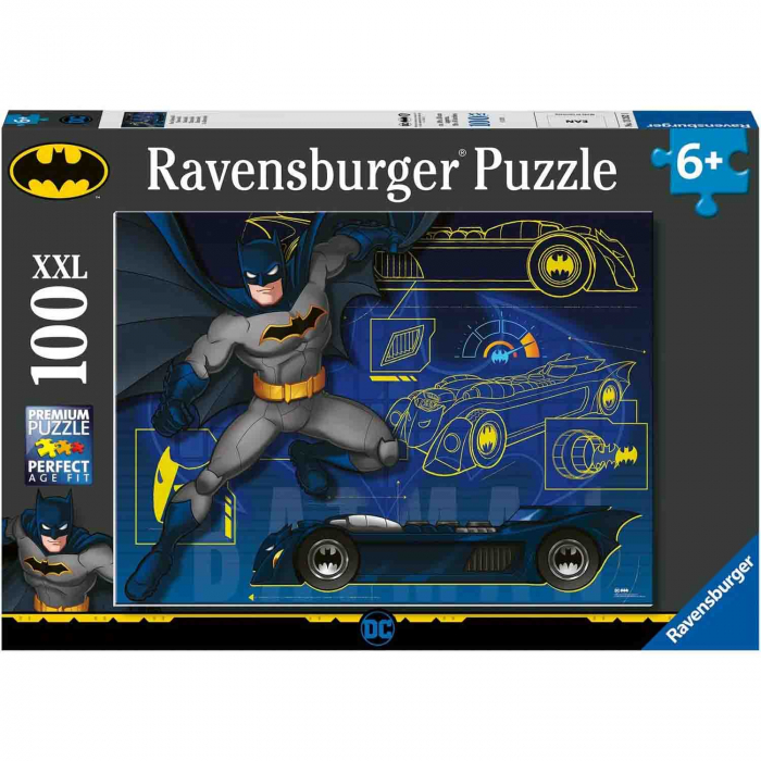 Puzzle Batman Cu Masina, 100 Piese [2]
