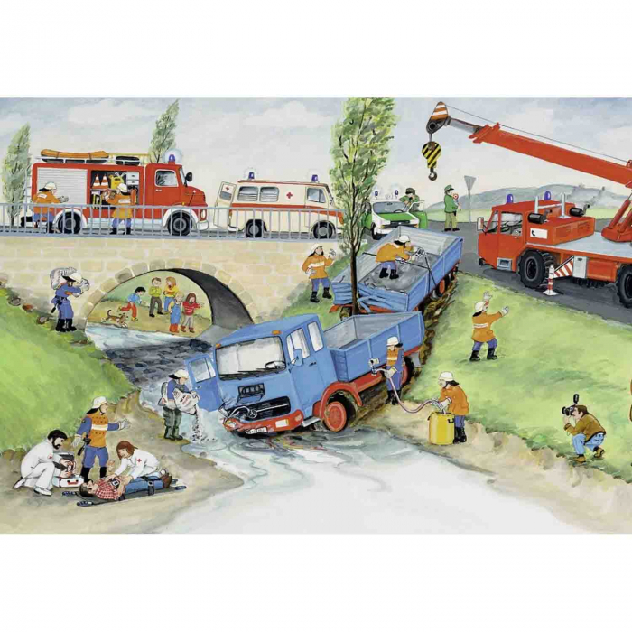 Puzzle Brigada De Pompieri, 2X24 Piese [2]
