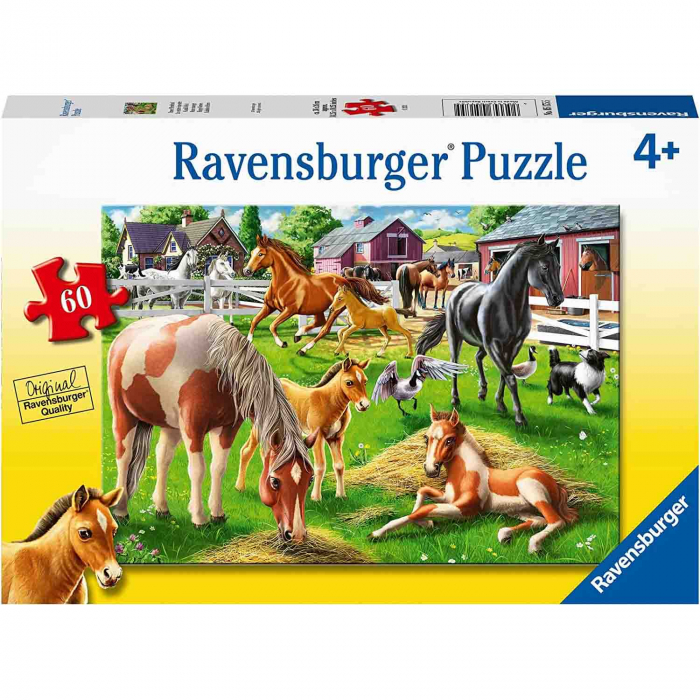 Puzzle Cai, 60 Piese [2]