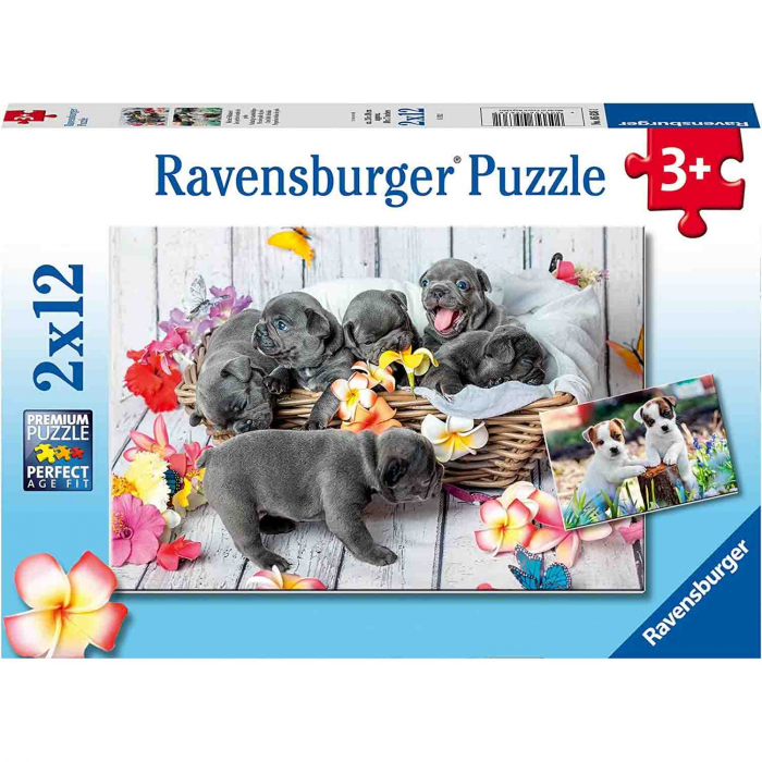 Puzzle Catelusi, 2X12 Piese [3]