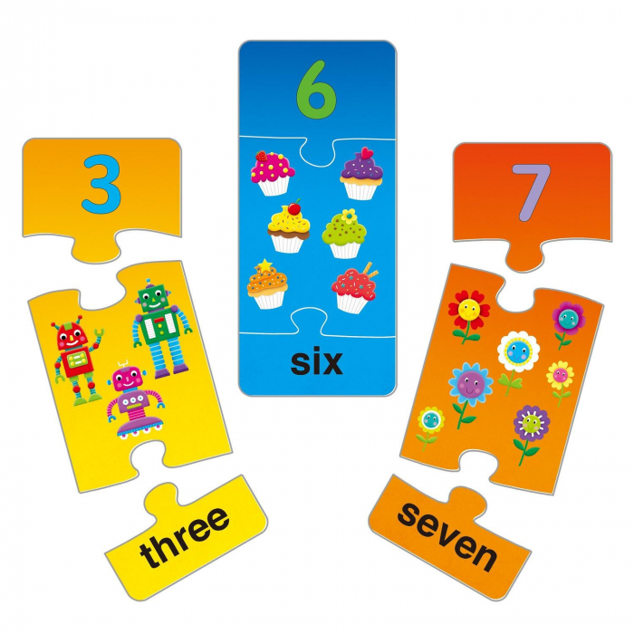 Puzzle cu numere (3 piese) Galt [2]