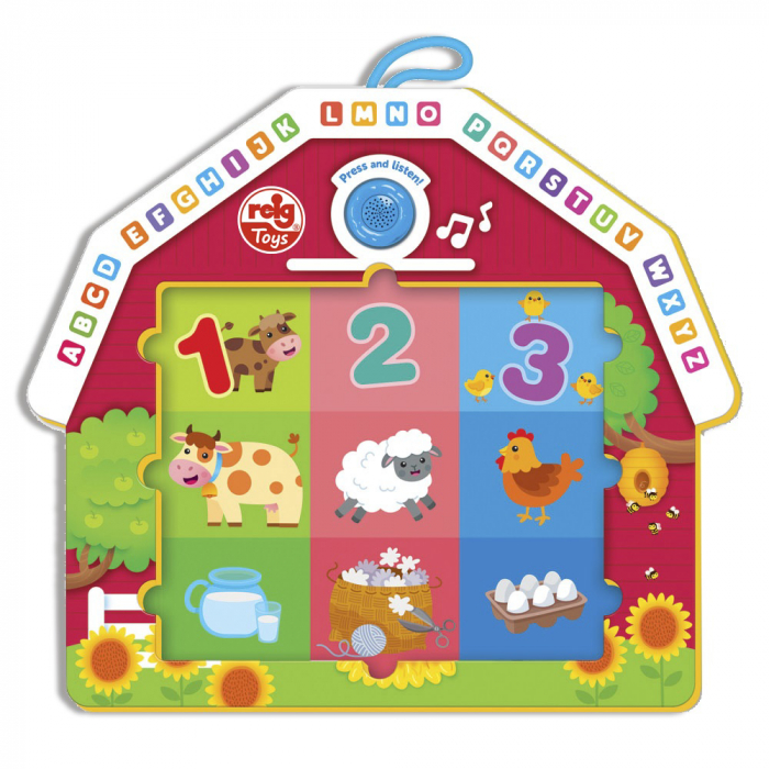 Puzzle cu sunete - Animale de la ferma [2]