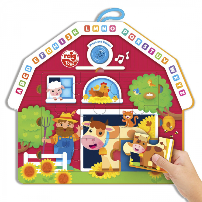 Puzzle cu sunete - Animale de la ferma [3]