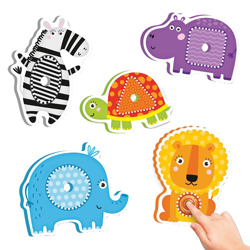 Puzzle cu sunete - Animale Zoo [2]
