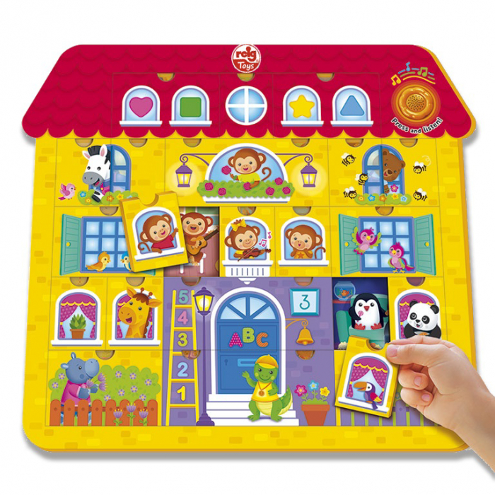 Puzzle cu sunete - Casa [2]