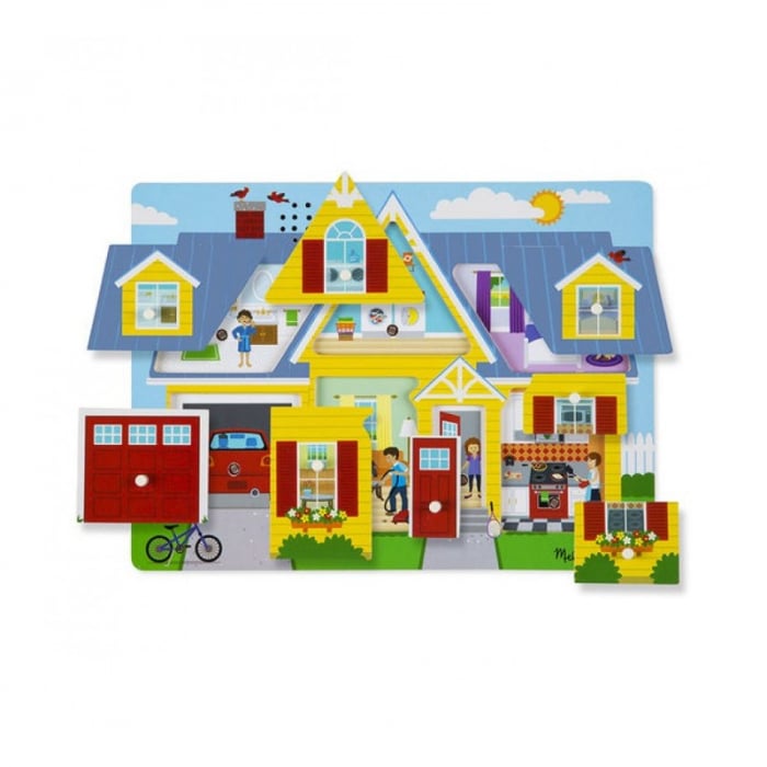 Puzzle cu sunete Casa mea  Melissa and Doug [2]