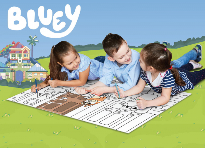 Puzzle de colorat - Bluey (24 de piese) [4]