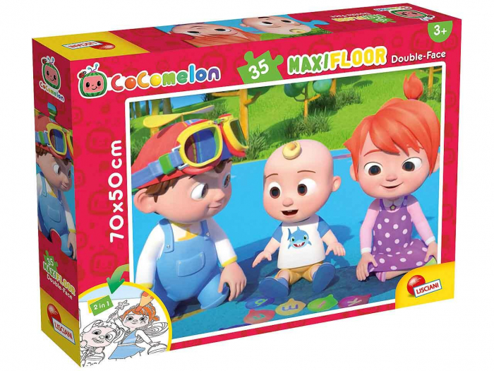 Puzzle de colorat maxi - Cocomelon (35 piese)