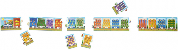 Puzzle de podea Treuletul numerelor - Melissa & Doug [2]