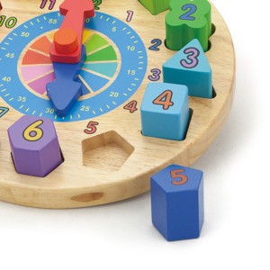 Puzzle din lemn Ceas New Classic Toys [2]