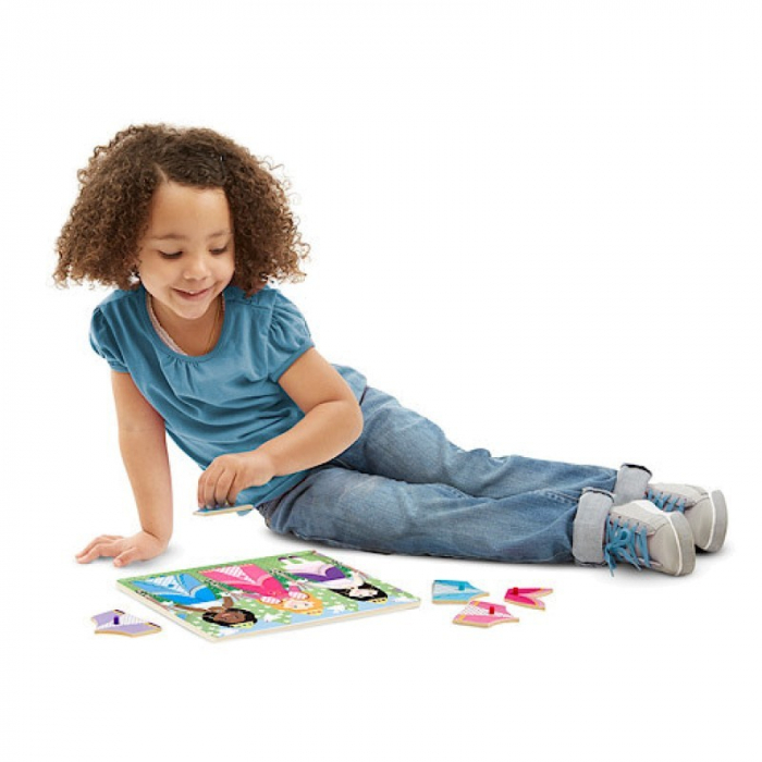 Puzzle din lemn Imbraca Printese [2]