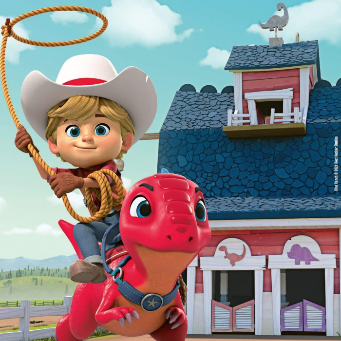 Puzzle Dino Ranch, 3X49 Piese [3]