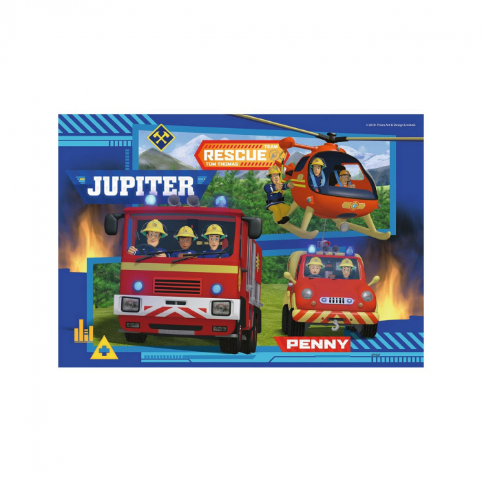 Puzzle Echipa Pompier Sam,2X24Piese [1]