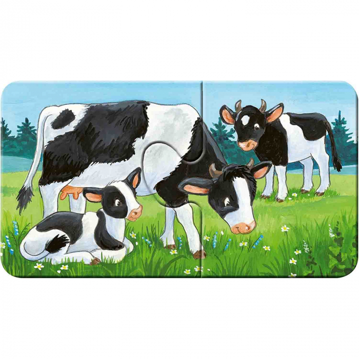 Puzzle Familii De Animale, 9X2 Piese [5]
