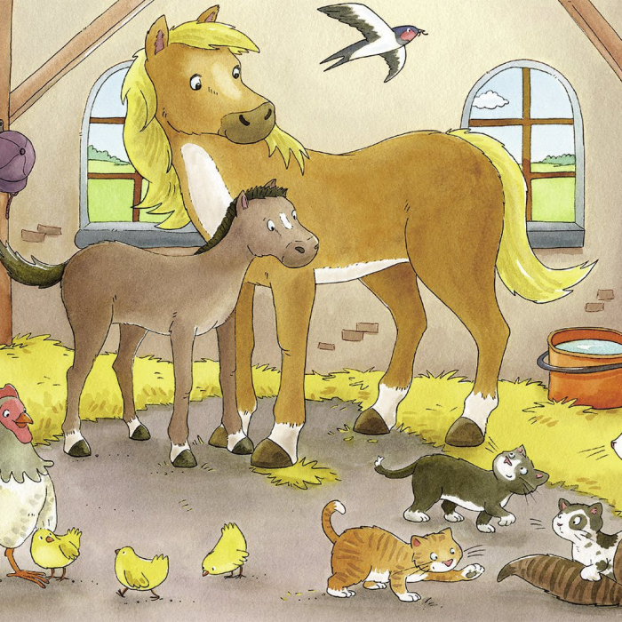 Puzzle Familii Fericite De Animale, 2X12 Piese [3]