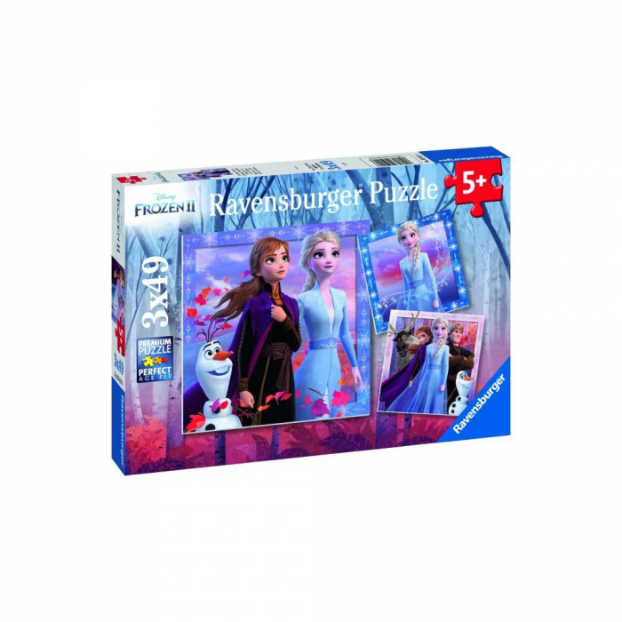 Puzzle Frozen II, 3X49 Piese [2]
