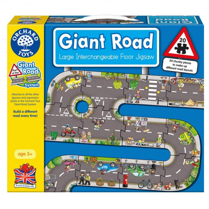 Puzzle Gigant de Podea Orchard Toys - Traseu Masini  [2]