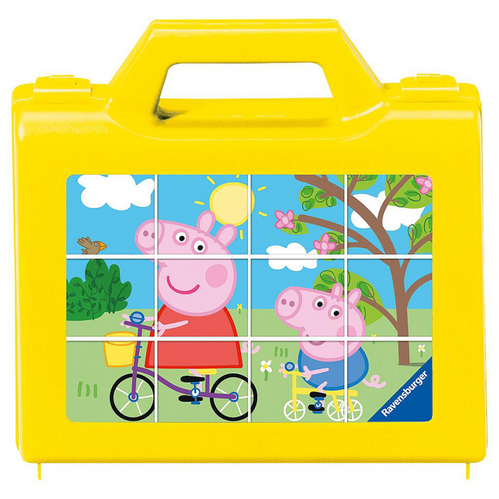 Puzzle In Cutie Peppa Pig, 12 Piese [2]