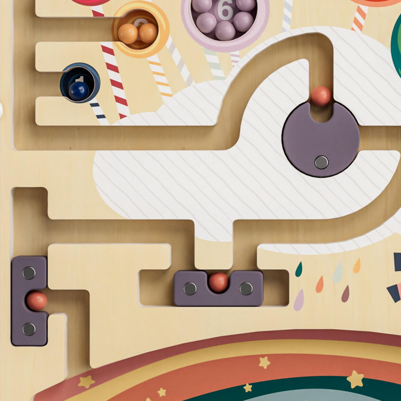 Puzzle labirint - Cursa unicornului fantastic [5]