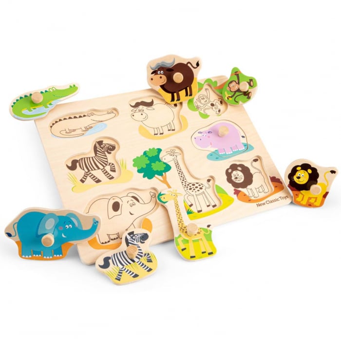 Puzzle lemn Safari 9 piese [3]
