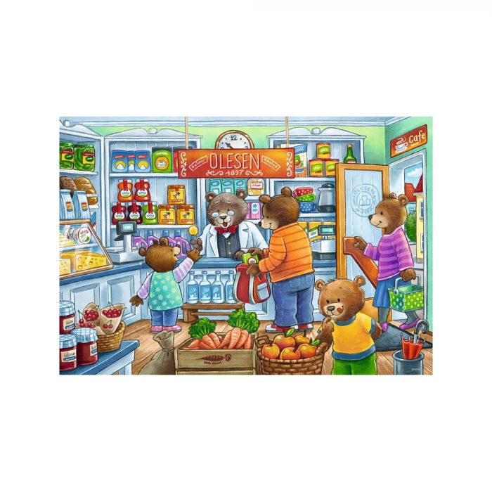 Puzzle Magazin Alimentar, 2X12 Piese [2]