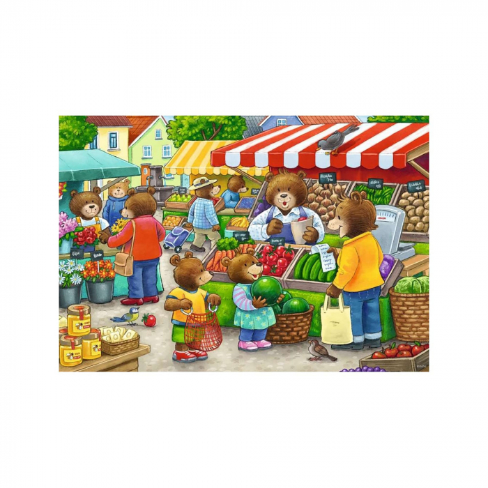 Puzzle Magazin Alimentar, 2X12 Piese [3]