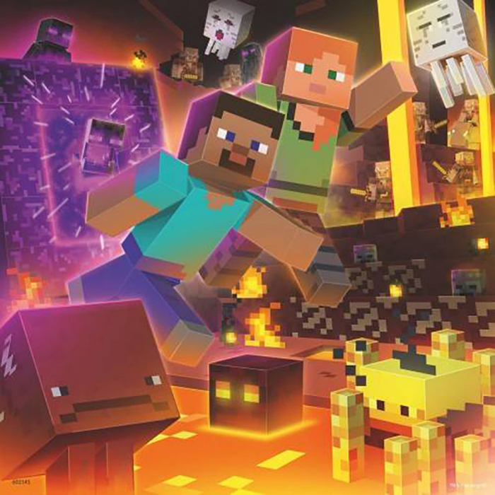 Puzzle Minecraft, 3X49 Piese [4]