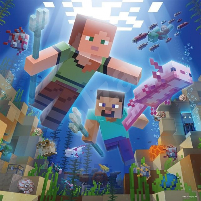 Puzzle Minecraft, 3X49 Piese [3]