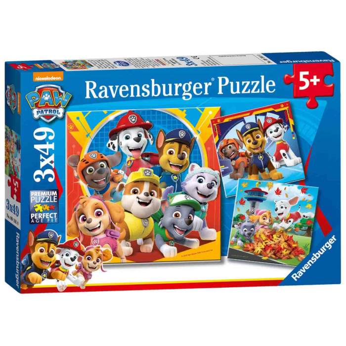 Puzzle Patrula Catelusilor, 3X49 Piese [4]
