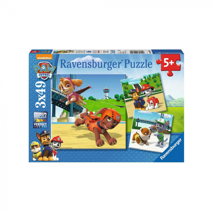 Puzzle Patrula Catelusilor Model 3, 3X49 Piese [2]